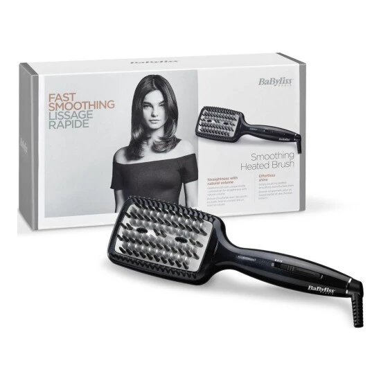 Angebote 😀 BaByliss Smoothing Heated Brush Glättbürste Mit Ionen-Technologie, HSB101E ✔️ 7 Angebote 😀 BaByliss Smoothing Heated Brush Glättbürste Mit Ionen-Technologie, HSB101E ✔️ – Bild 5