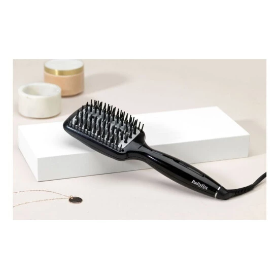 Angebote 😀 BaByliss Smoothing Heated Brush Glättbürste Mit Ionen-Technologie, HSB101E ✔️ 8 Angebote 😀 BaByliss Smoothing Heated Brush Glättbürste Mit Ionen-Technologie, HSB101E ✔️ – Bild 6