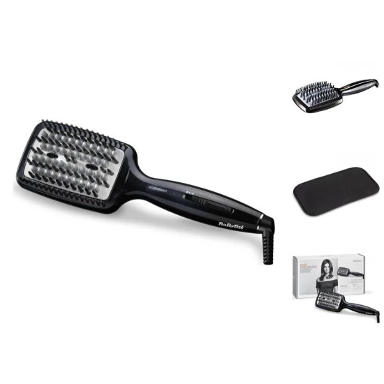 Angebote 😀 BaByliss Smoothing Heated Brush Glättbürste Mit Ionen-Technologie, HSB101E ✔️ 11 Angebote 😀 BaByliss Smoothing Heated Brush Glättbürste Mit Ionen-Technologie, HSB101E ✔️ – Bild 9