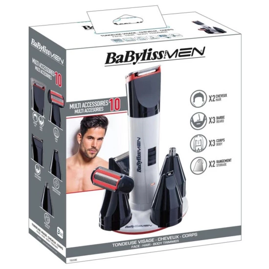 Budget 🔔 BABYLISS T839E Bartschneider - Mehrzweck - Weiß & Schwarz ⭐ 4 Budget 🔔 BABYLISS T839E Bartschneider - Mehrzweck - Weiß & Schwarz ⭐ – Bild 2