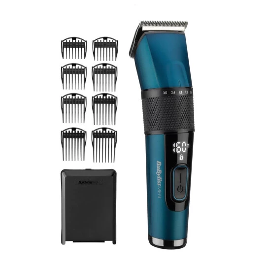 Bester Verkauf 😍 BaByliss E990E Japanese Steel Digital Haarschneider Netz-/Akkubetrieb Blau 🔔 4 Bester Verkauf 😍 BaByliss E990E Japanese Steel Digital Haarschneider Netz-/Akkubetrieb Blau 🔔 – Bild 2