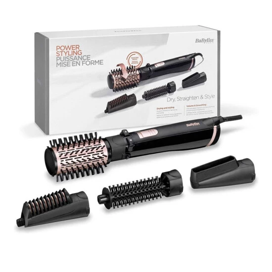Neu ⭐ BaByliss AS200E Warmluftbürste Brush & Style 1000 Watt Ionic-Technologie Schwarz 🔔 13 Neu ⭐ BaByliss AS200E Warmluftbürste Brush & Style 1000 Watt Ionic-Technologie Schwarz 🔔 – Bild 11