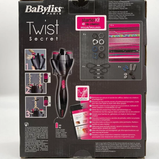 Rabatt 😉 Babyliss Haarstyler Twist Secret-Set Inkl. Accessoire-Sets Für Haar-, Kopf- Und Armschmuck, TW1100E ✨ 12 Rabatt 😉 Babyliss Haarstyler Twist Secret-Set Inkl. Accessoire-Sets Für Haar-, Kopf- Und Armschmuck, TW1100E ✨ – Bild 10