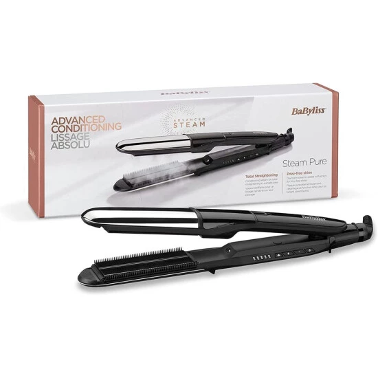 Großhandel 🛒 BaByliss Paris Steam Pure Ionic Straight & Curl Straightener ⭐ 3 Großhandel 🛒 BaByliss Paris Steam Pure Ionic Straight & Curl Straightener ⭐