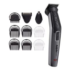 Brandneu ⌛ Babyliss MT727E Multigrooming-Set 10-in-1 Gesicht Körper Karbon-Titanium Akku ✔️